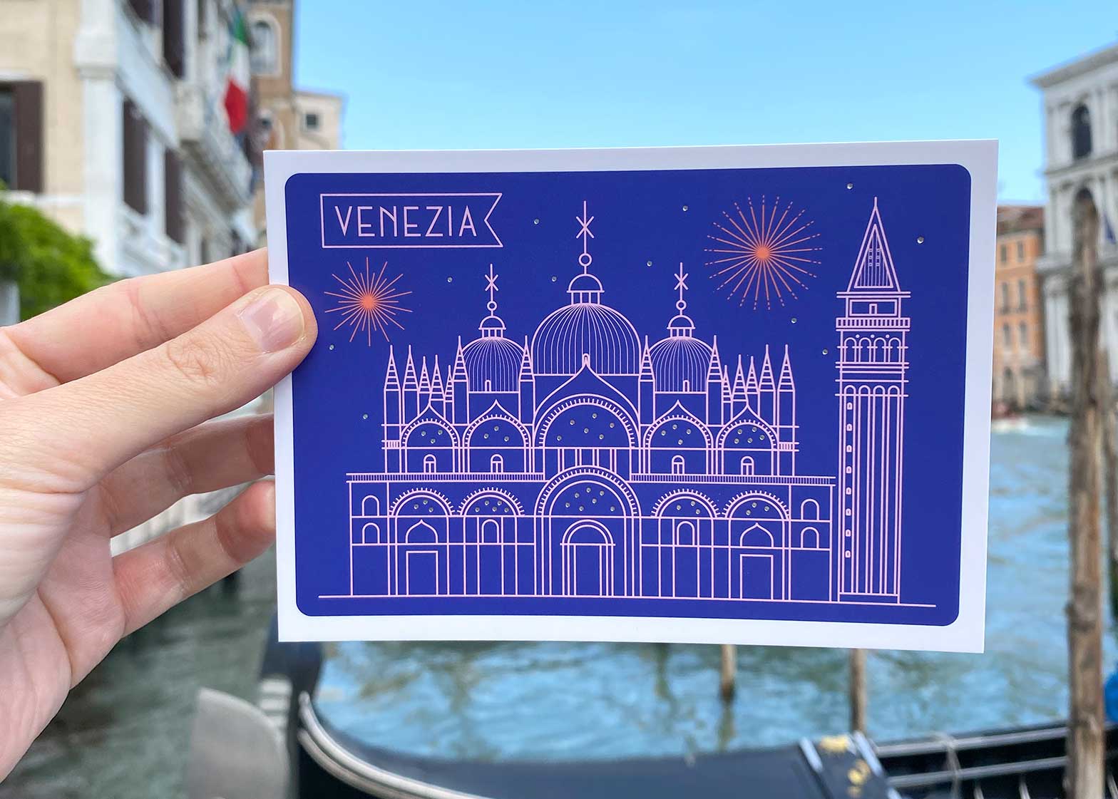 Basilica postcard Venice