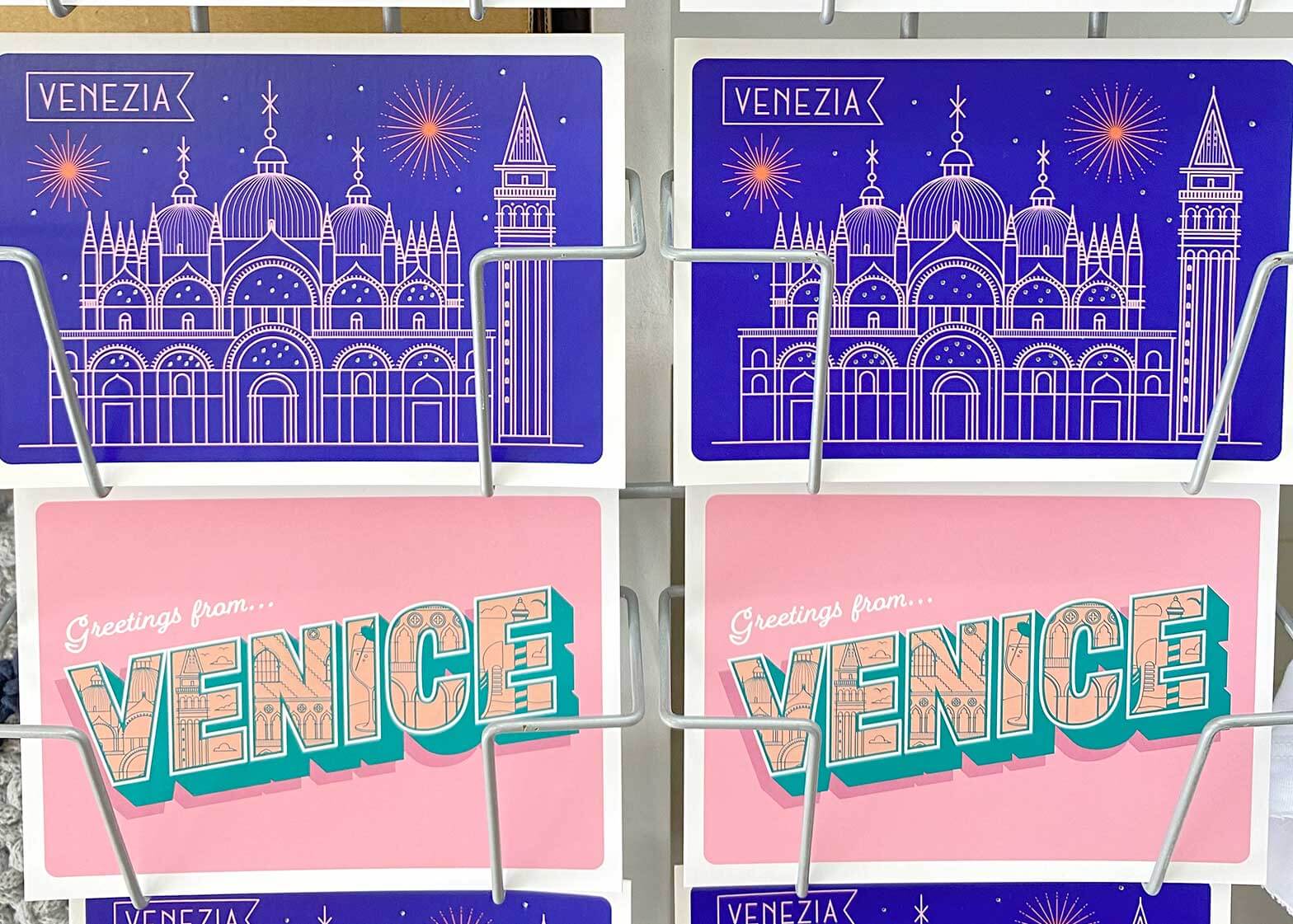 Venice postard display