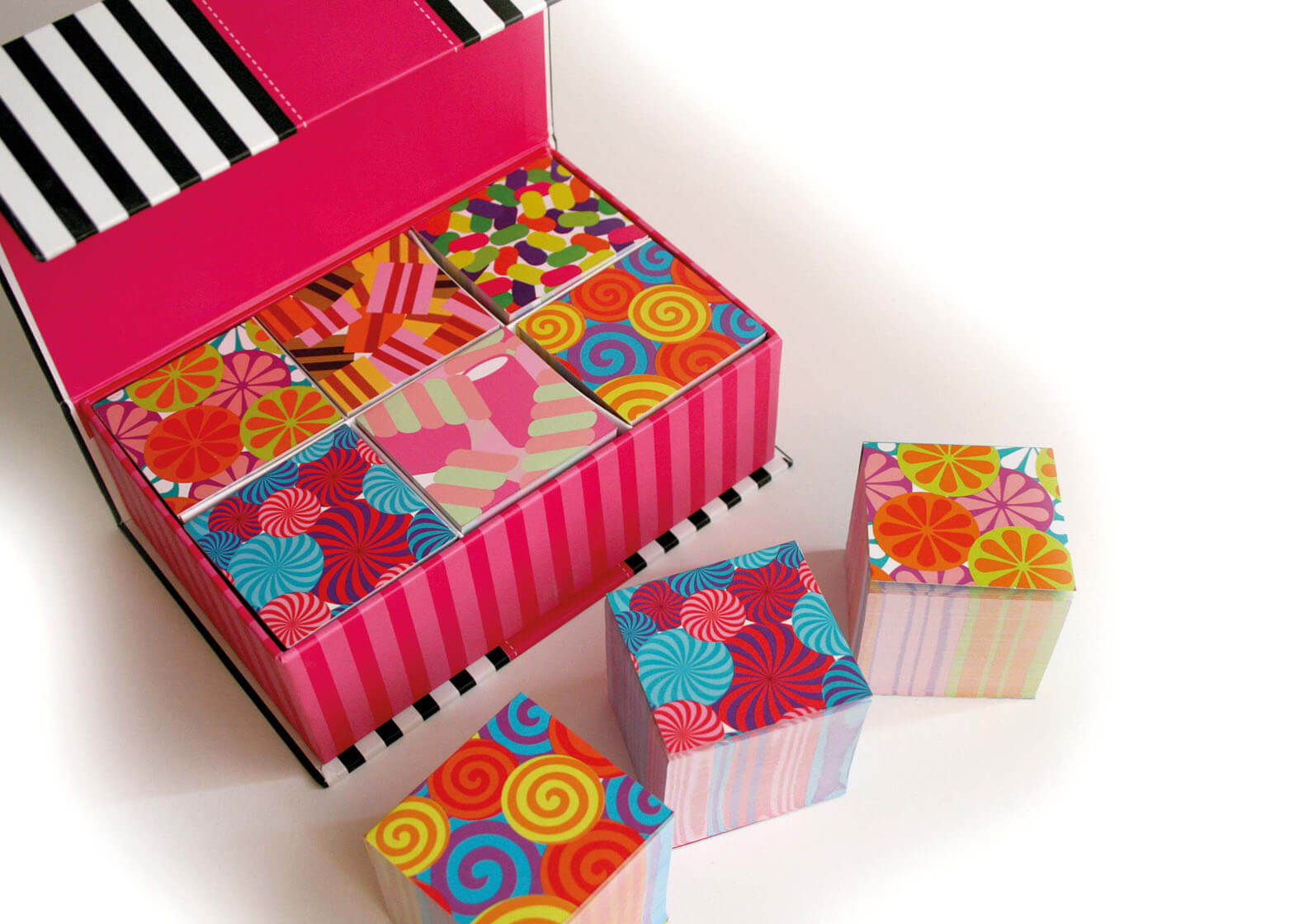 Candy box cubes